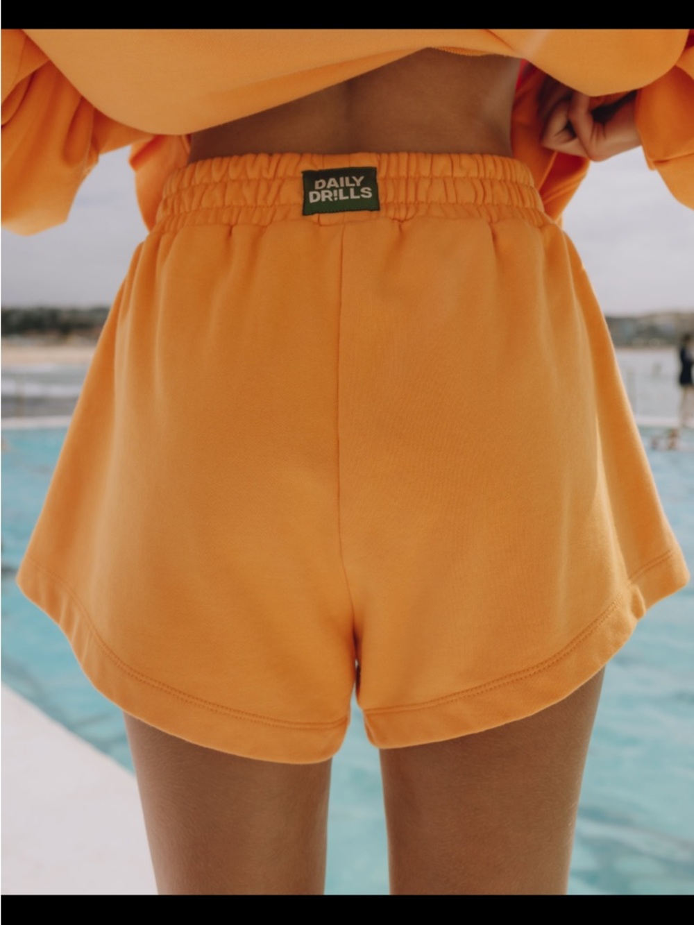 Daily Drills Super Shorts - Color Tajín Orange Size M/L NWT - Picture 7 of 9